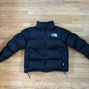 The North Face Nuptse 700 Down Coat Puffer Black Women’s Large Retro